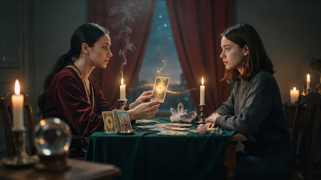 mujer recibe una lectura de tarot de llamas gemelas mujer recibe una lectura de tarot de llamas gemelas